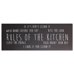 J&V Textiles Cloud Comfort Rules of The Kitchen Kitchen Mat