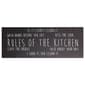 J&V Textiles Cloud Comfort Rules of The Kitchen Kitchen Mat - image 1