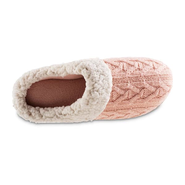 Womens Isotoner&#174; Cable Knit Alexis Clog Slippers