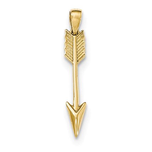 Gold Classics(tm) 14kt. Polished Arrow Pendant - image 