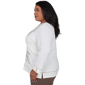 Plus Size Alfred Dunner Luxe Be A Lady Floral Embroidery Blouse - image 4