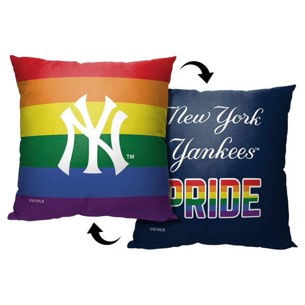 Northwest New York Yankees Pride Throw Pillow - 18x18