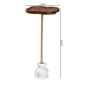 Baxton Studio Gezana Clover Tray Top Drink Table with Marble Base - image 6