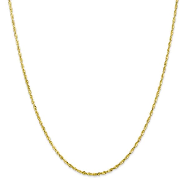 Gold Classics&#8482; 10kt. 2mm 16in. Extra-Light Chain Bracelet
