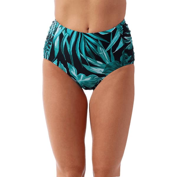 Womens Jantzen Bold Paradise Side Shirred Comfort Bottoms