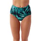 Womens Jantzen Bold Paradise Side Shirred Comfort Bottoms - image 1