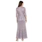 Petite R&M Richards Peplum Lace Jacket Dress Gown - image 2