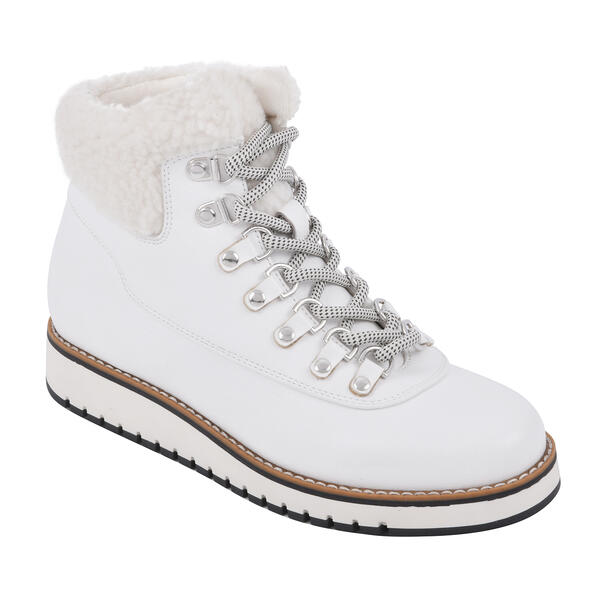 Womens White Mountain Cozy Faux Leather Ankle Boots - image 