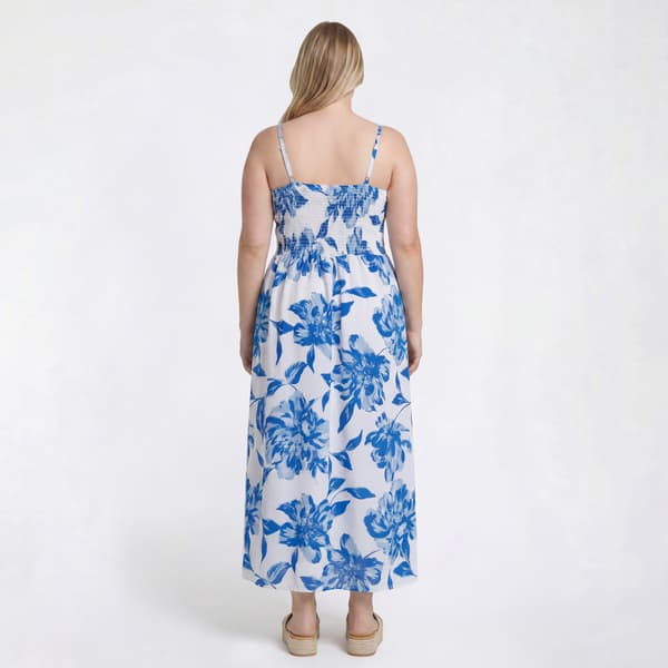 Juniors Plus Jolie & Joy Floral A-Line Midi Dress