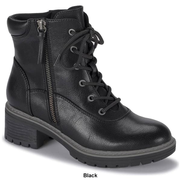 Womens BareTraps&#174; Asher Lug Sole Lace Up Ankle Boots