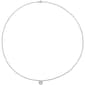 White Gold 3/8ctw Lab Grown Diamond Necklace - image 3