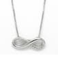 Gianni Argento Sterling & Diamond Accent Infinity Necklace - image 1