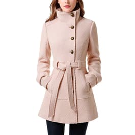 Womens BGSD Wool Belted Walking Coat