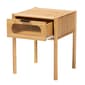 Baxton Studio Naresh Brown Bamboo Wood 1-Drawer End Table - image 3