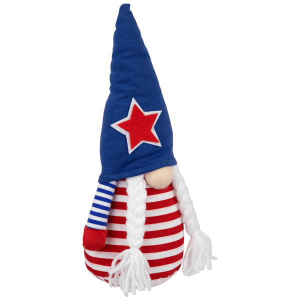 Northlight 10.5in. Americana Girl Gnome with Braids