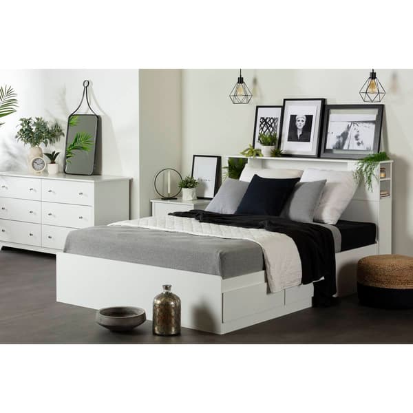 South Shore Vito Pure White 6-Drawer Double Dresser