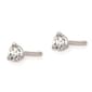 Pure Fire 14kt White Gold 1/4ctw Certified Lab Diamond Earrings - image 2