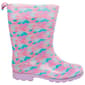 Big Girls Capelli® New York Mermaid Scale Jelly Rain Boots - image 2