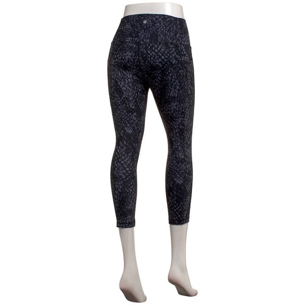 Womens RBX Blurred Foldover Waistband Capri Leggings