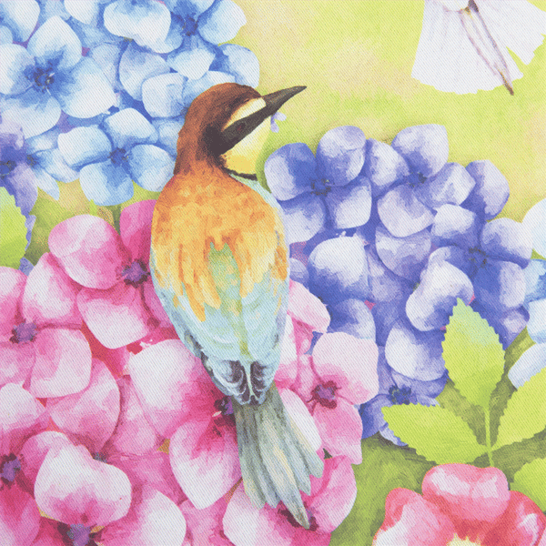 Northlight Welcome Floral Hummingbird Outdoor Garden Flag