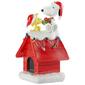 Snoopy & Woodstock LED Holiday Dog House - image 1