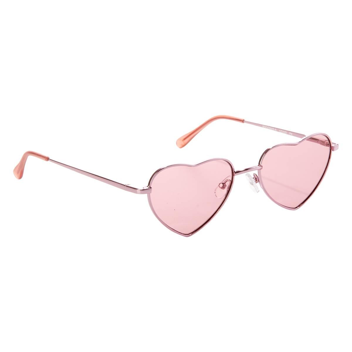 Womens Circus by Sam Edelman Metal Heart Shape Sunglasses