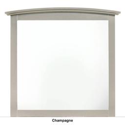 Passion Furniture Classic Rectangle Dresser Mirror - 37x35
