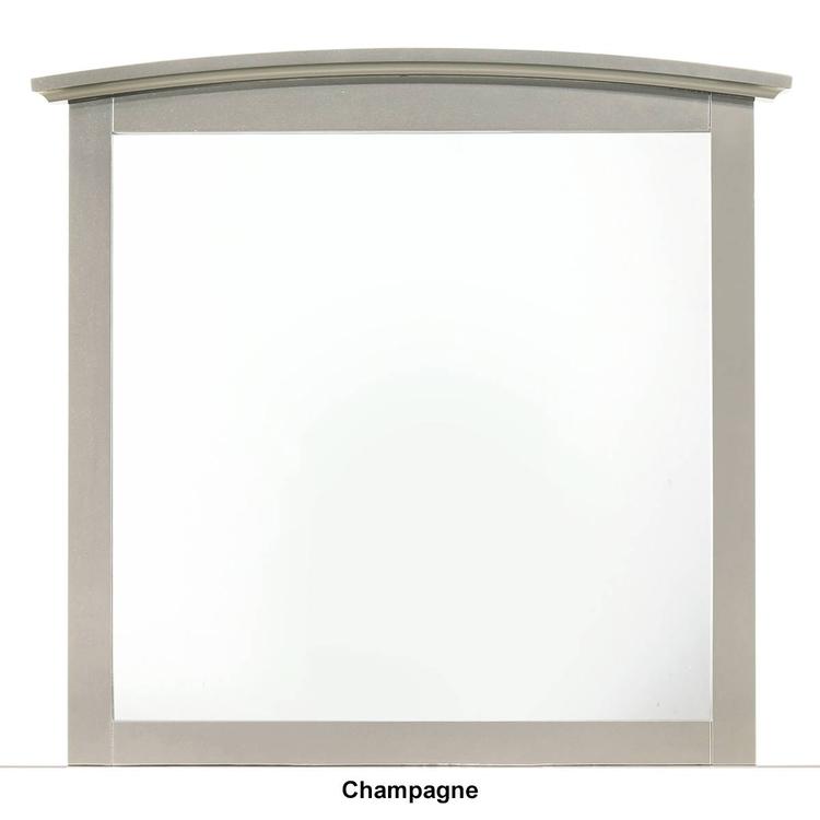Passion Furniture Classic Rectangle Dresser Mirror - 37x35
