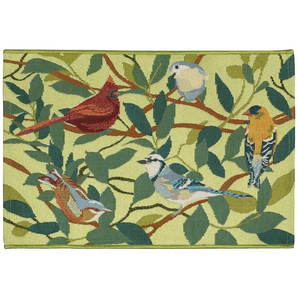 Liora Manne Esencia Birds of a Feather Rectangular Accent Rug - image 