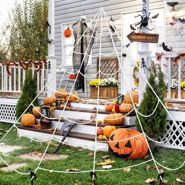 Northlight Seasonal 9.8in. Giant Outdoor Spider Web