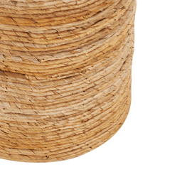 9th & Pike® Traditional Brown Banana Leaf Accent Table
