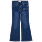 Girls (4-6x) YMI® Rhinestone Hearts Flared Jeans - image 2