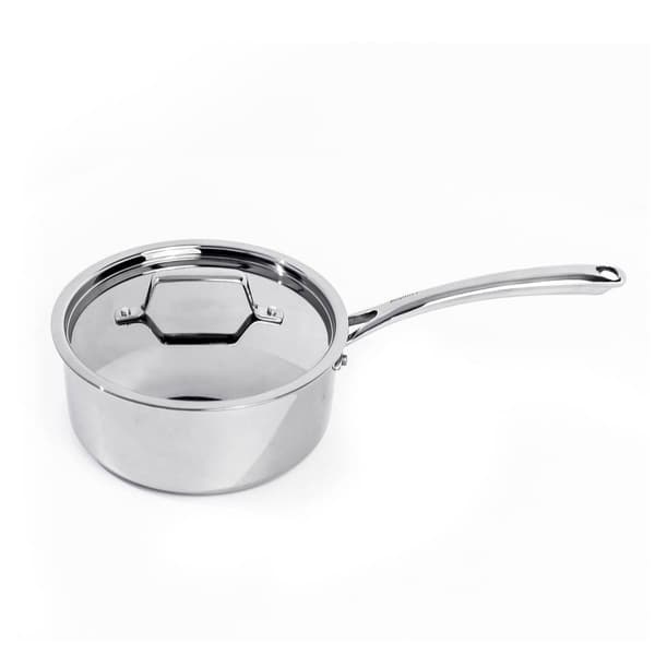 BergHOFF Professional Tri-Ply 3qt Stainless Steel Saucepan w/ Lid - image 