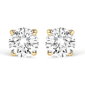 Haus of Brilliance Gold 1ctw. Lab-Grown Diamond Stud Earrings - image 1