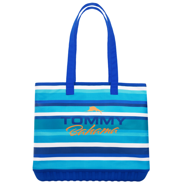 Tommy Bahama Water-Repellent Ocean Stripe Tote with Pouch - image 