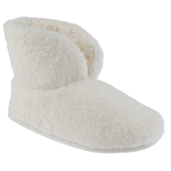 Womens Capelli New York Faux Fur Boot Slippers - image 