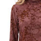 Womens NY Collection Long Sleeve Mock Neck Branch Sweater - image 4