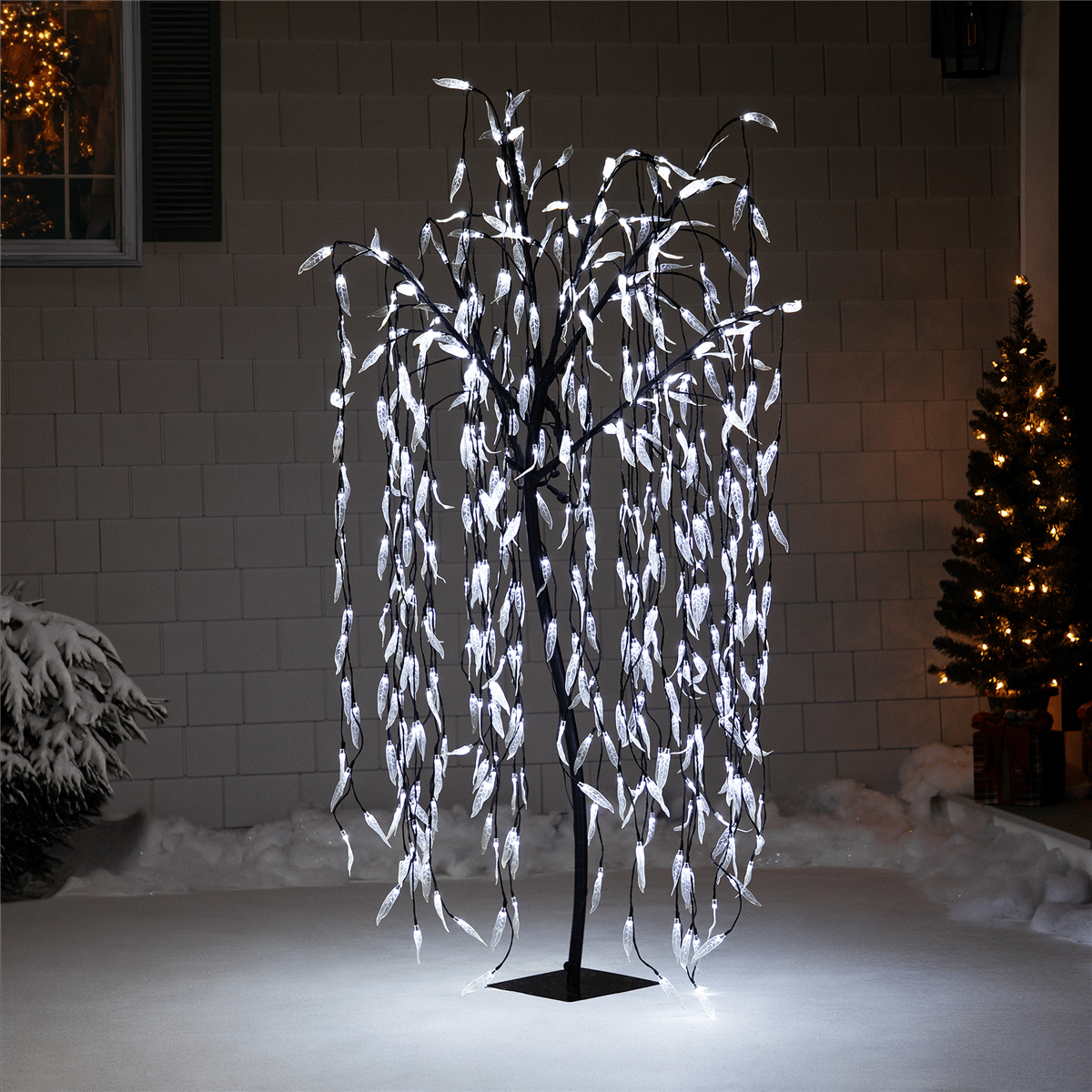Open Video Modal for Northlight LED-Lighted Willow Tree Outdoor Halloween Decoration