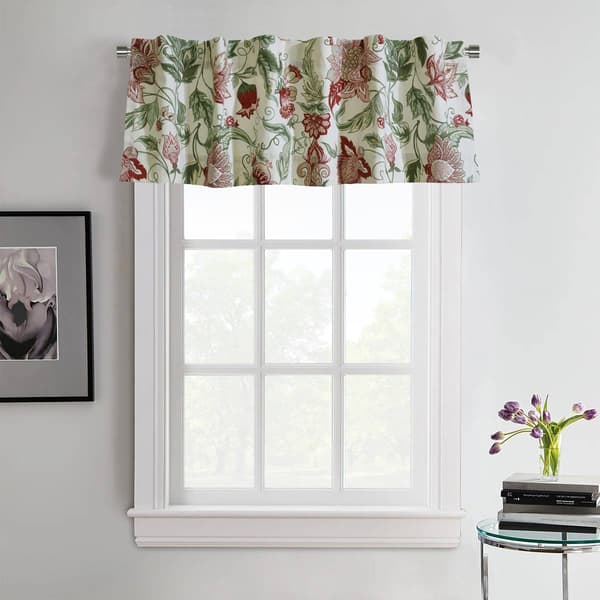 Jacobean Garden Rod Pocket Valance