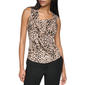Womens DKNY Sleeveless Leopard Asymetrical Neckline Top - image 1