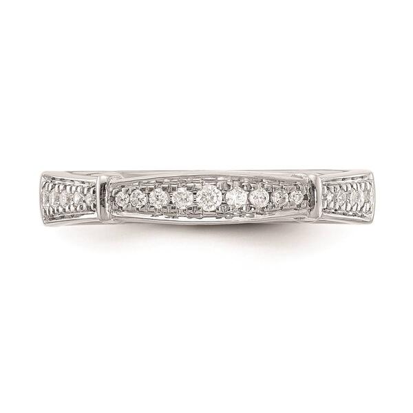 Pure Fire 14kt. White Gold Lab Grown Diamond Trio Band - image 