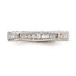 Pure Fire 14kt. White Gold Lab Grown Diamond Trio Band - image 1