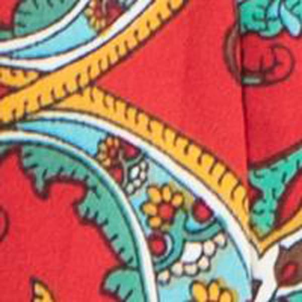 24/7 Comfort Apparel 3/4 Sleeve Paisley Tunic