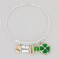 Symbology Four Leaf Clover Charm Bracelet - image 1