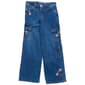Girls &#40;7-16&#41; Wallflower&#40;R&#41; Girl Wide Leg Cargo Cross Stitch Jeans - image 1