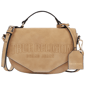 True Religion Trapunto Logo Suede Flap Crossbody - image 1