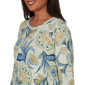 Petite Alfred Dunner Indigo Girls Bold Meadow Floral Blouse - image 5