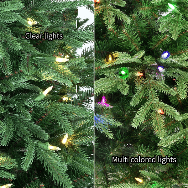 Puleo International 4.5ft. Pre-Lit LED Fraser Fir Christmas Tree