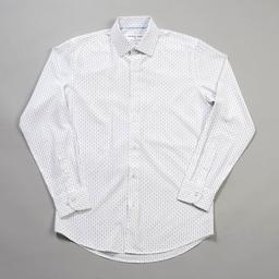 Mens Christian Aujard Fitted Dress Shirt - Black/White