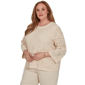 Plus Size Alfred Dunner Camden Market Floral Crochet Blouse - image 3